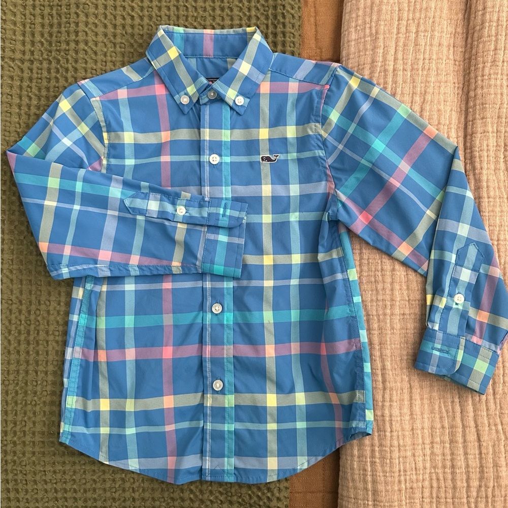 Vineyard Vines Button Down Boys 3T (Easter)